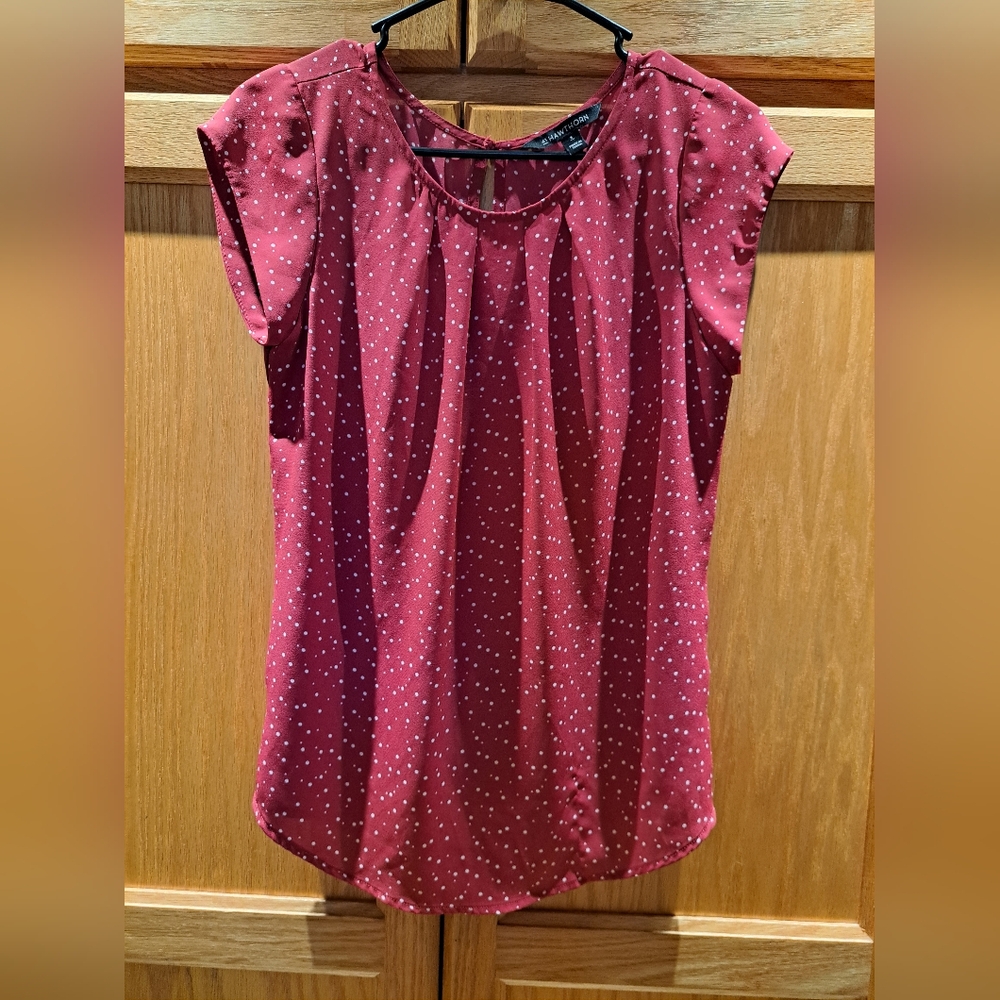 Maroon blouse